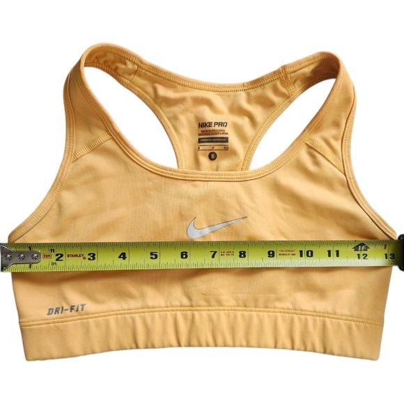 Nike Dri-FIT Women's Yellow Sports Bra - Picture 4 of 4